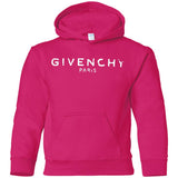 Givenchy Men's Destroyed Logo Graphic T-Shirt, Black, Men's G185B Gildan Youth Pullover Hoodie