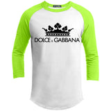 Dolce & Gabbana Crown D&G Logo Ringer Tee T200 Sport-Tek Sporty T-Shirt