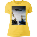 FAST AND FURIOUS 9 HOBBS AND SHAW movie poster t shirt NL3900 Next Level Ladies' Boyfriend T-Shirt
