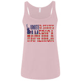 i'm American t shirt 6488 Bella + Canvas Ladies' Relaxed Jersey Tank
