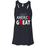 Keep American great 2020 B8800 Bella + Canvas Flowy Racerback Tank