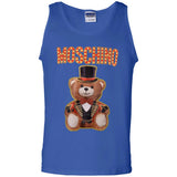 Moschino Circus Bear T-shirt Black - Black G220 Gildan 100% Cotton Tank Top