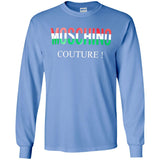 Moschino - Couture logo T-shirt - men - Cotton - 50 - Black G240 Gildan LS Ultra Cotton T-Shirt