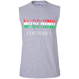 Moschino - Couture logo T-shirt - men - Cotton - 50 - Black G270 Gildan Men's Ultra Cotton Sleeveless T-Shirt