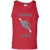 Love Moschino Man Black T-Shirt Cotton, Elastane G220 Gildan 100% Cotton Tank Top