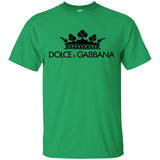 Dolce & Gabbana Crown D&G Logo Ringer Tee G200 Gildan Ultra Cotton T-Shirt