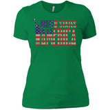 i'm American t shirt NL3900 Next Level Ladies' Boyfriend T-Shirt