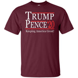 Trump pense keep America great 2020 G200 Gildan Ultra Cotton T-Shirt
