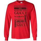 Gucci logomania print gucci men's t shirt G240 Gildan LS Ultra Cotton T-Shirt