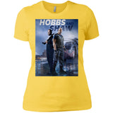 Hobbs & Shaw T-Shirt 2019 HOT Fast & Furious Presents Summer Men's Black And White S-5XL NL3900 Next Level Ladies' Boyfriend T-Shirt