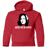 Kamala Harris Justice for the peoples t shirt G185B Gildan Youth Pullover Hoodie
