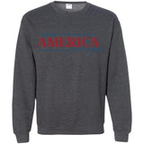 Make america great again G180 Gildan Crewneck Pullover Sweatshirt  8 oz.