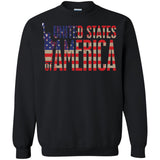 i'm American t shirt G180 Gildan Crewneck Pullover Sweatshirt  8 oz.