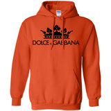 Dolce & Gabbana Crown D&G Logo Ringer Tee G185 Gildan Pullover Hoodie 8 oz.