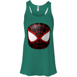 Spider man mask T Shirt B8800 Bella + Canvas Flowy Racerback Tank