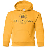 Balenciaga - Logo-print Cotton-jersey T-Shirt - White G185B Gildan Youth Pullover Hoodie