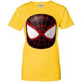 Spider man mask T Shirt G200L Gildan Ladies' 100% Cotton T-Shirt