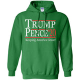 Trump pense keep America great 2020 G185 Gildan Pullover Hoodie 8 oz.