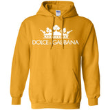 Dolce & Gabbana Black Crown Tee G185 Gildan Pullover Hoodie 8 oz.