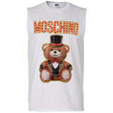 Moschino Circus Bear T-shirt Black - Black G270 Gildan Men's Ultra Cotton Sleeveless T-Shirt