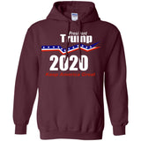 President Trump keep America great 2020 G185 Gildan Pullover Hoodie 8 oz.