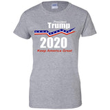 President Trump keep America great 2020 G200L Gildan Ladies' 100% Cotton T-Shirt