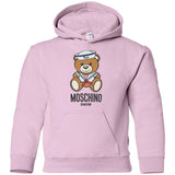 Moschino Man Azure T-Shirt Cotton G185B Gildan Youth Pullover Hoodie