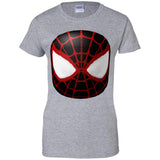 Spider man mask T Shirt G200L Gildan Ladies' 100% Cotton T-Shirt
