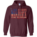 i'm American t shirt G185 Gildan Pullover Hoodie 8 oz.