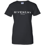 Givenchy Men's Destroyed Logo Graphic T-Shirt, Black, Men's G200L Gildan Ladies' 100% Cotton T-Shirt