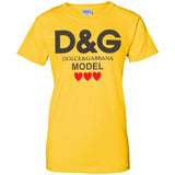Dolce & Gabbana - Printed Cotton-jersey T-shirt - White G200L Gildan Ladies' 100% Cotton T-Shirt