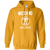 Moschino Kids - logo print T-shirt - kids - Cotton G185 Gildan Pullover Hoodie 8 oz.