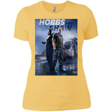Hobbs & Shaw T-Shirt 2019 HOT Fast & Furious Presents Summer Men's Black And White S-5XL NL3900 Next Level Ladies' Boyfriend T-Shirt