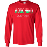 Moschino - Couture logo T-shirt - men - Cotton - 50 - Black G240 Gildan LS Ultra Cotton T-Shirt