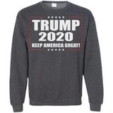 Donald Trump Keep America Great 2020 G180 Gildan Crewneck Pullover Sweatshirt  8 oz.