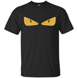 Black Fendi Monster Yellow Eyes T-Shirt 1 G200 Gildan Ultra Cotton T-Shirt