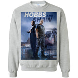 Hobbs & Shaw T-Shirt 2019 HOT Fast & Furious Presents Summer Men's Black And White S-5XL G180 Gildan Crewneck Pullover Sweatshirt  8 oz.