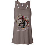 Far From Home Spider Man T shirt B8800 Bella + Canvas Flowy Racerback Tank