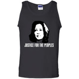 Kamala Harris Justice for the peoples t shirt G220 Gildan 100% Cotton Tank Top