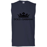 Dolce & Gabbana Crown D&G Logo Ringer Tee G270 Gildan Men's Ultra Cotton Sleeveless T-Shirt