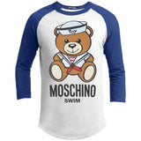 Moschino Man Azure T-Shirt Cotton T200 Sport-Tek Sporty T-Shirt