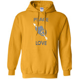 Love Moschino Man Black T-Shirt Cotton, Elastane G185 Gildan Pullover Hoodie 8 oz.