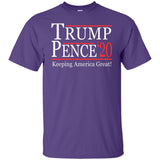 Trump pense keep America great 2020 G200B Gildan Youth Ultra Cotton T-Shirt