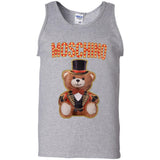 Moschino Circus Bear T-shirt Black - Black G220 Gildan 100% Cotton Tank Top