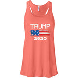 donaltrump 2020 T Shirt B8800 Bella + Canvas Flowy Racerback Tank
