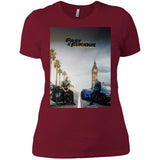 FAST AND FURIOUS 9 HOBBS AND SHAW movie poster t shirt NL3900 Next Level Ladies' Boyfriend T-Shirt
