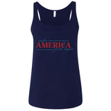 Make america great again t shirt 6488 Bella + Canvas Ladies' Relaxed Jersey Tank