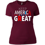 Keep American great 2020 NL3900 Next Level Ladies' Boyfriend T-Shirt