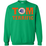 Tom Terrific Patriots t shirt G180 Gildan Crewneck Pullover Sweatshirt  8 oz.
