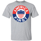 AMERICA FIRST agian! T shirt G200 Gildan Ultra Cotton T-Shirt